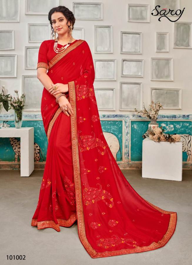 Saroj  Presents Sakhiya Designer Saree Collection