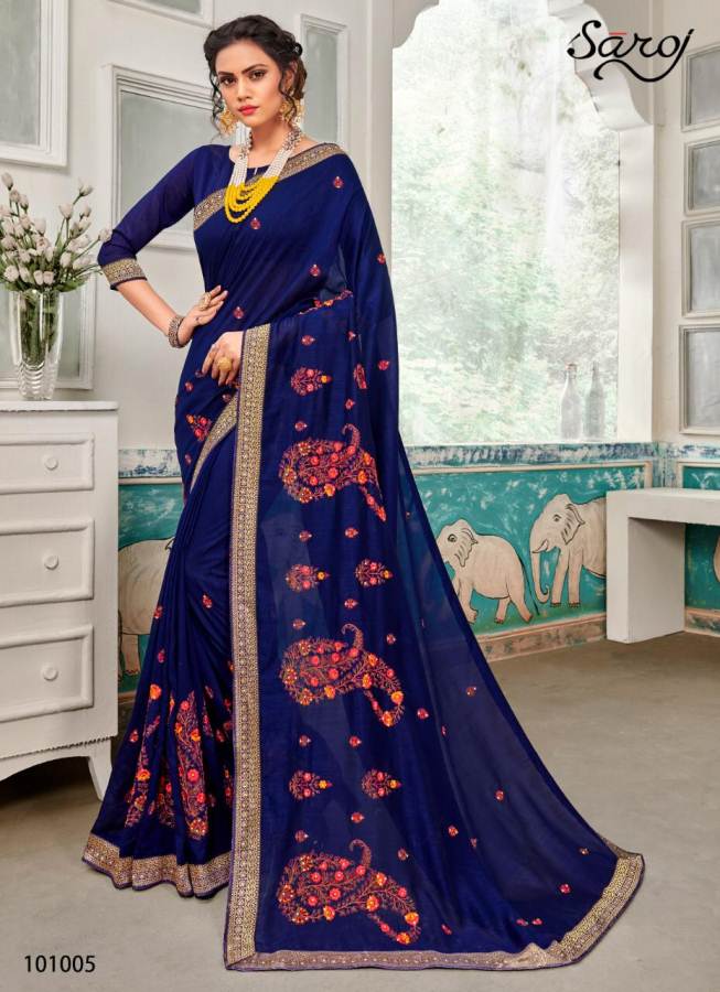 Saroj  Presents Sakhiya Designer Saree Collection