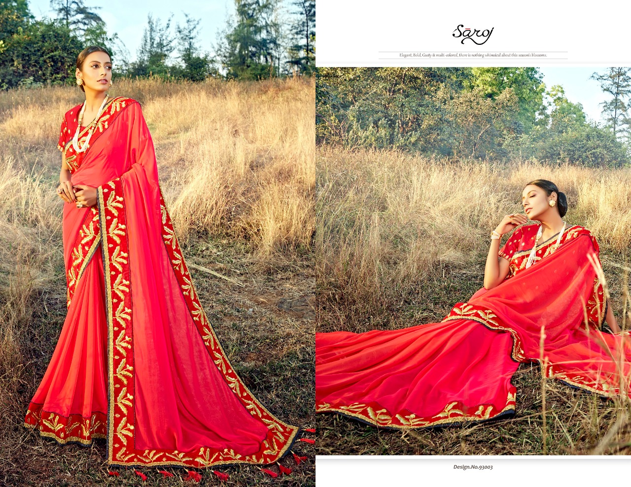 Saroj Presents Tarana Designer Saree Collection