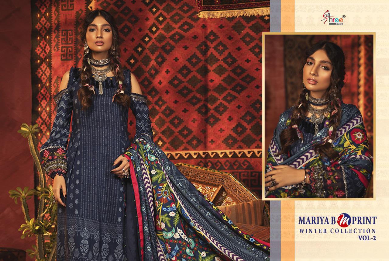 Shree Presents  Mariya B Mprint Winter Collection  Vol 2 Pakistani Salwar Suits