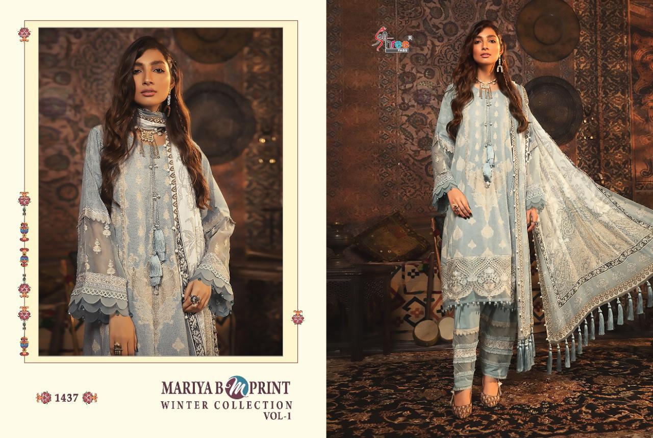 Shree  Presents Mariyab M Print Winter Collection Vol 1 Pakistani Salwar Suits