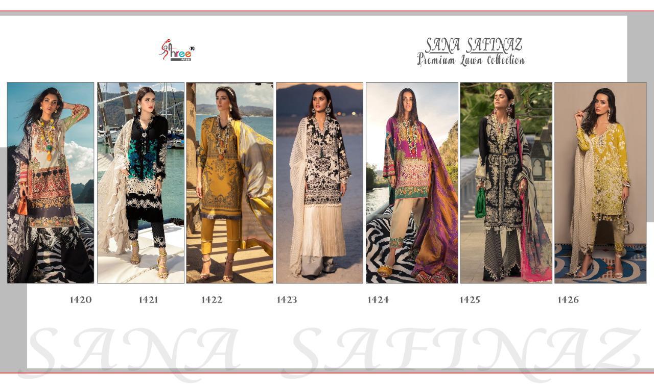 Shree Presents  Sana Safinaz Premium Lawn Collection  Vol 2 Pakistani Salwar Suits