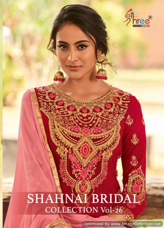 Shree Presents Shahnai Bridal Collection 26 Designer Salwar Suits