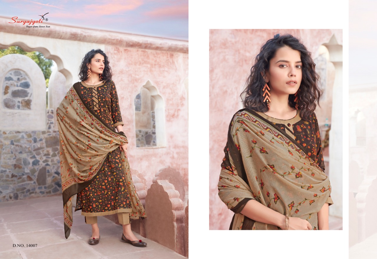 Suryajyoti  Presents Princess Vol 14  Designer Dress Material