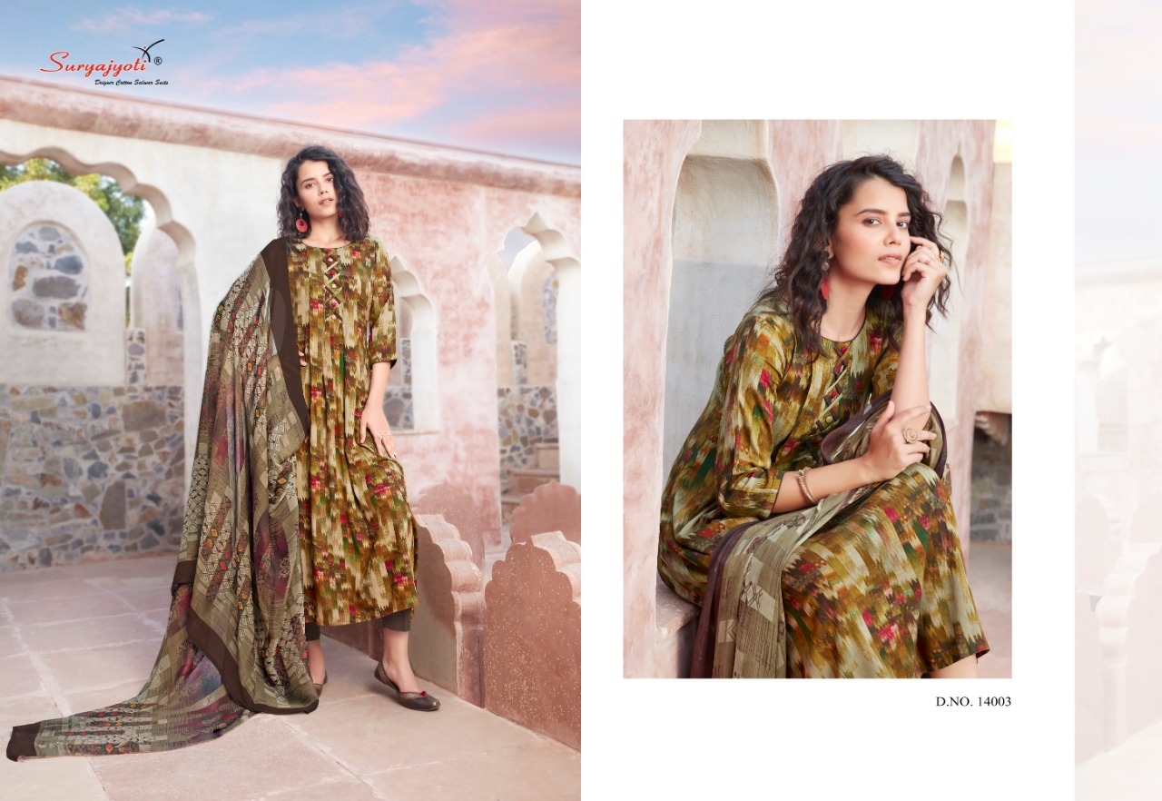Suryajyoti  Presents Princess Vol 14  Designer Dress Material