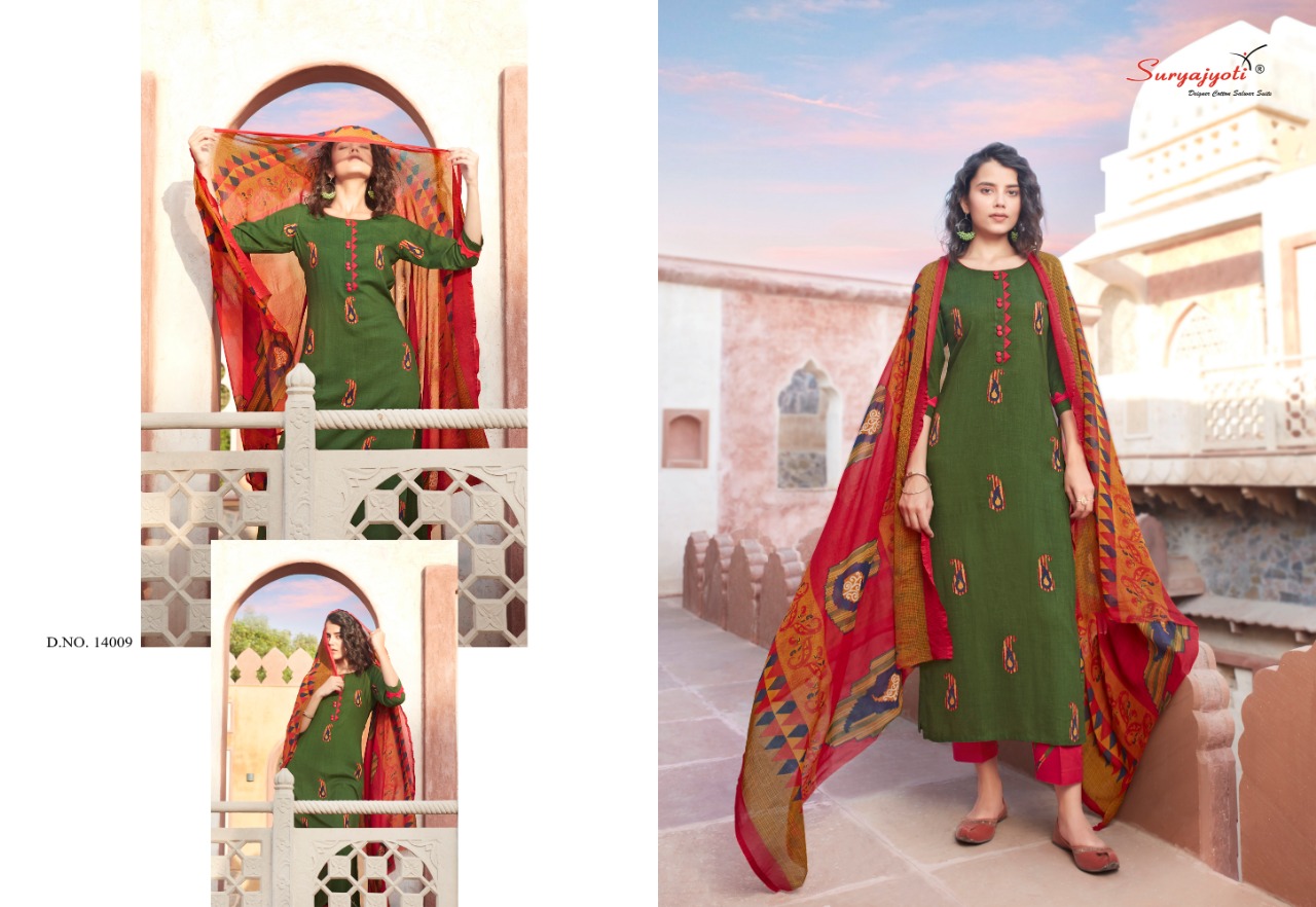 Suryajyoti  Presents Princess Vol 14  Designer Dress Material