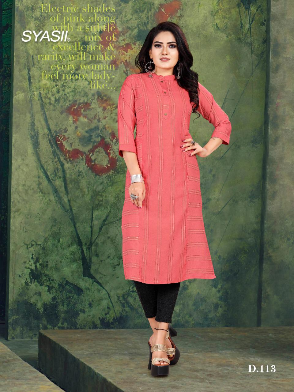 Syasii  Presents Pixel Vol 1  Casual Wera Kurti Collection