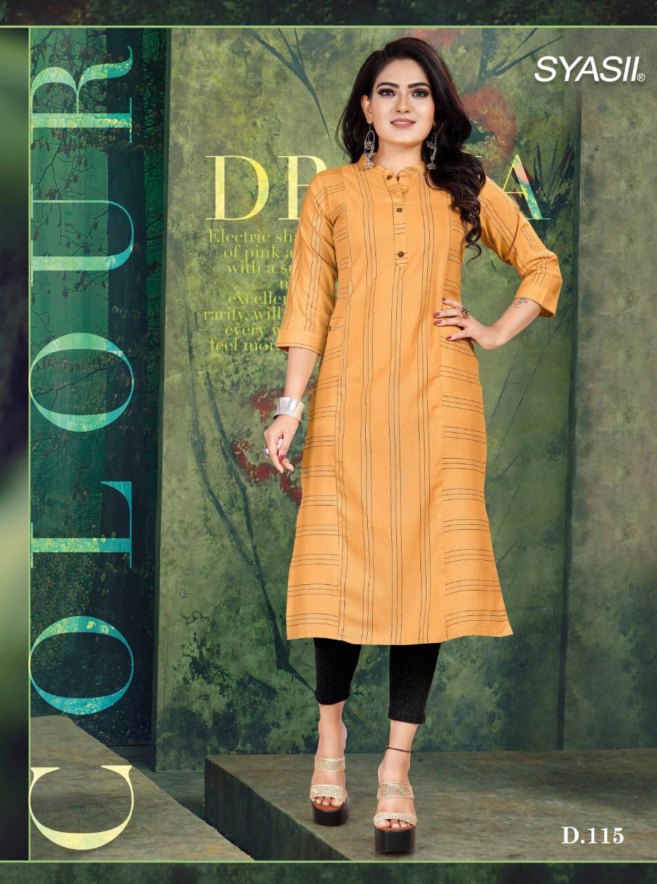 Syasii  Presents Pixel Vol 1  Casual Wera Kurti Collection