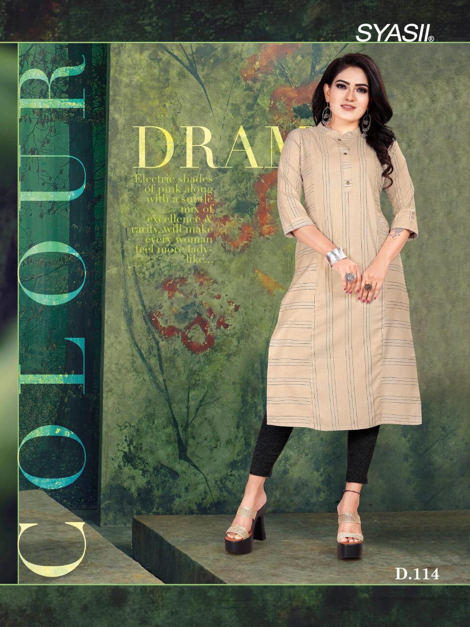 Syasii  Presents Pixel Vol 1  Casual Wera Kurti Collection