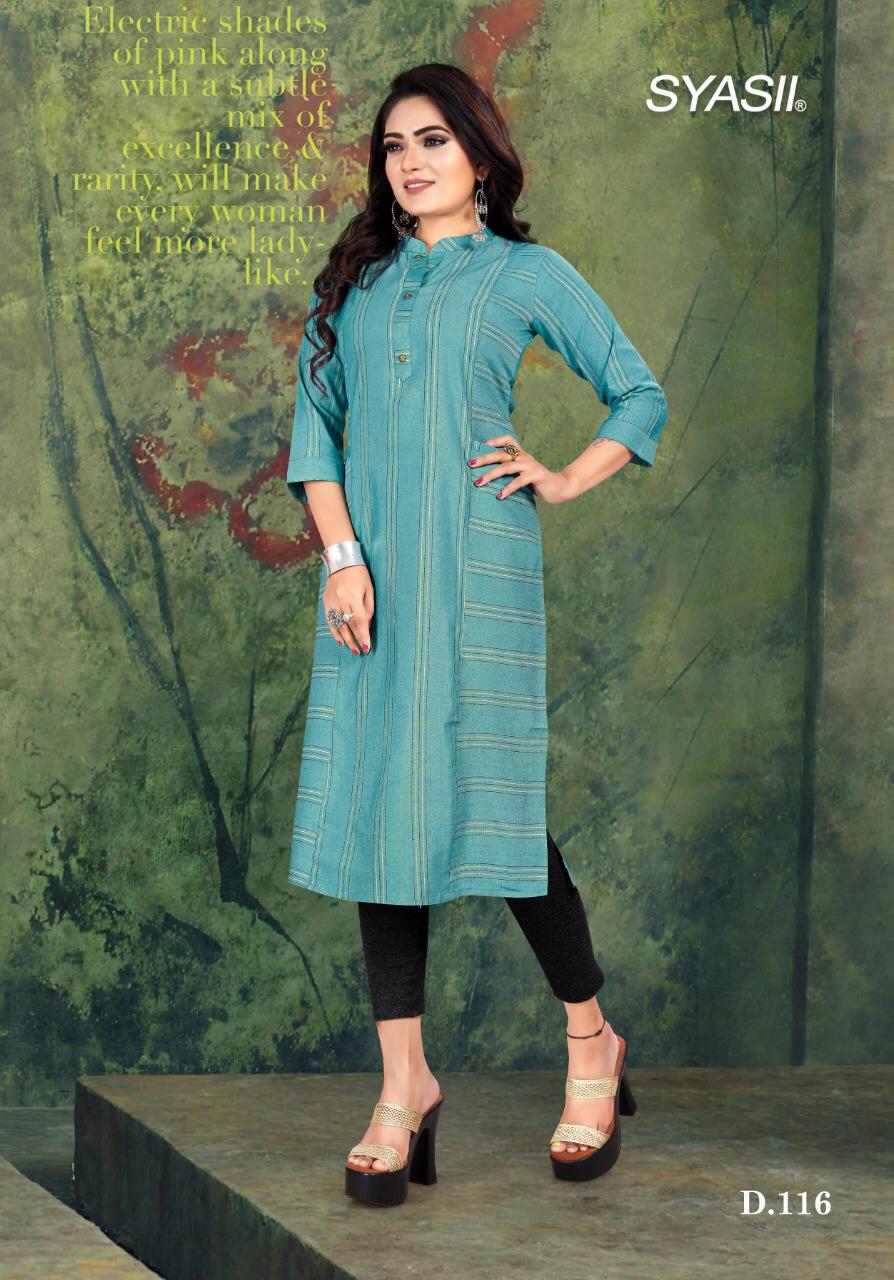 Syasii  Presents Pixel Vol 1  Casual Wera Kurti Collection
