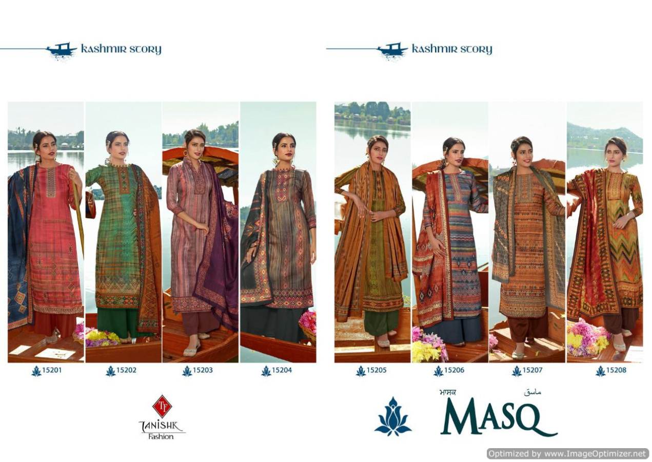 Tanishk Presents  Masq  Digital Printed Collection