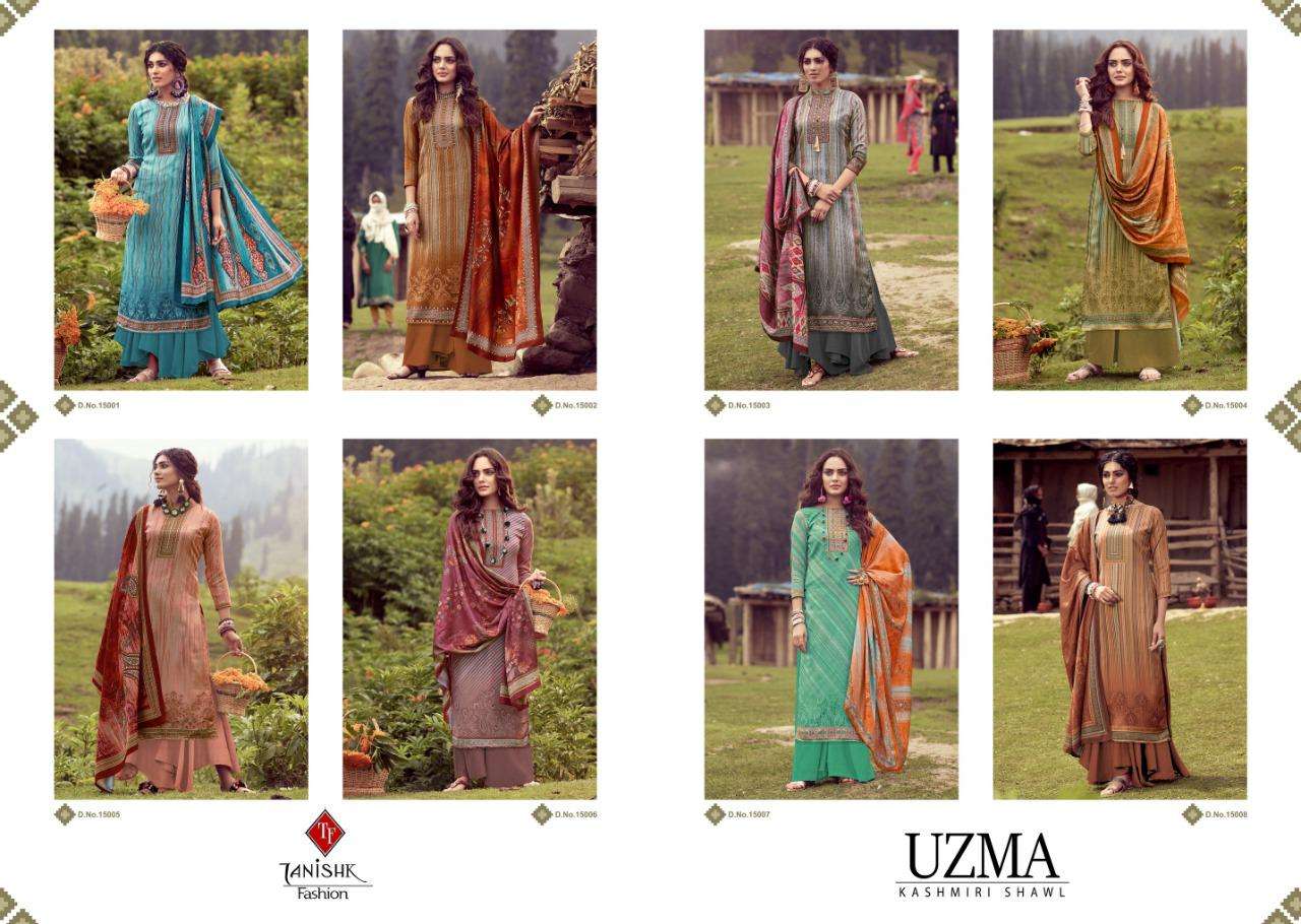 Tanishk Presents  Uzma Printed  Dress Material Collection