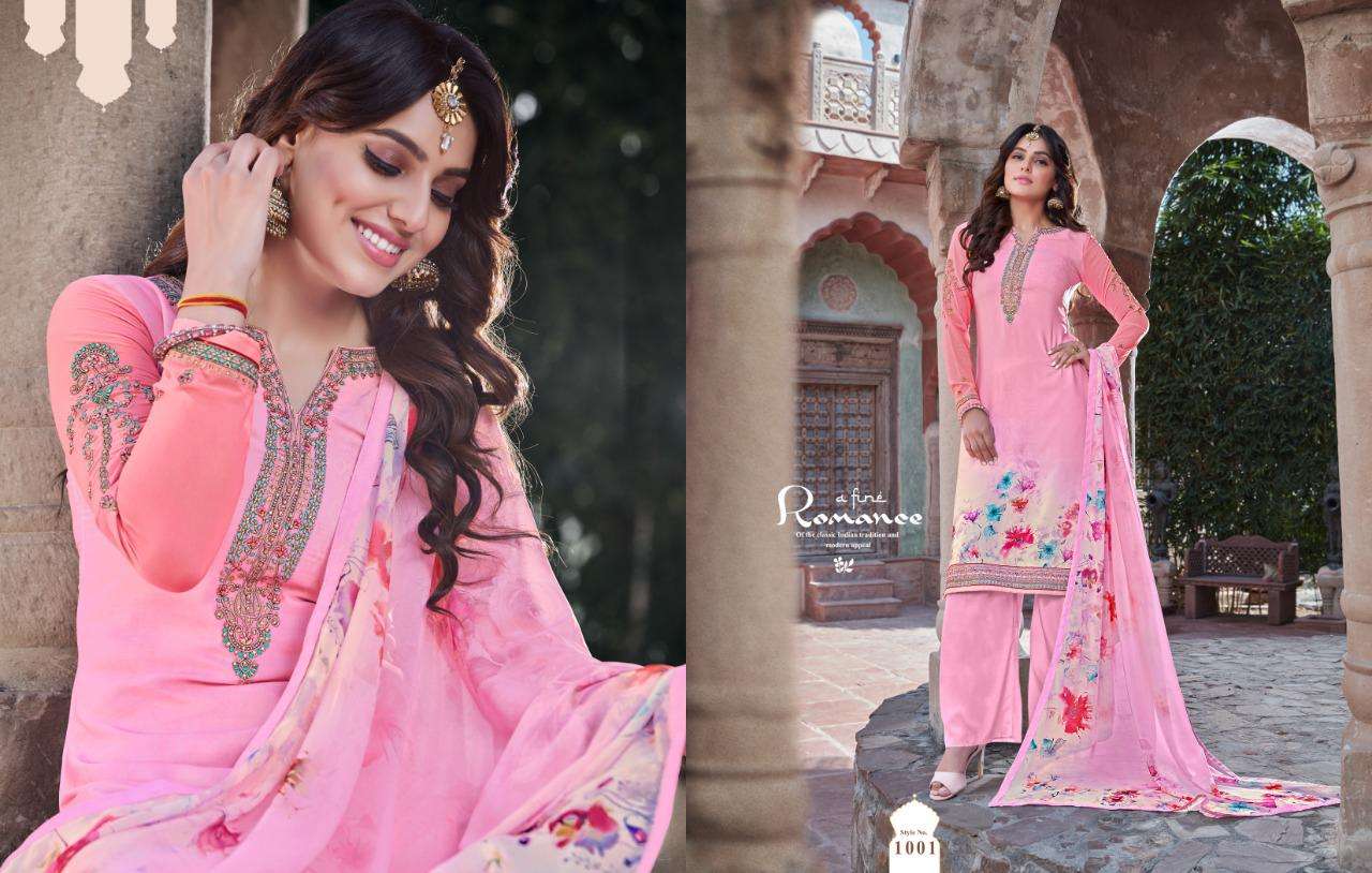 Zubeda   Presents Silky  Printed Suits