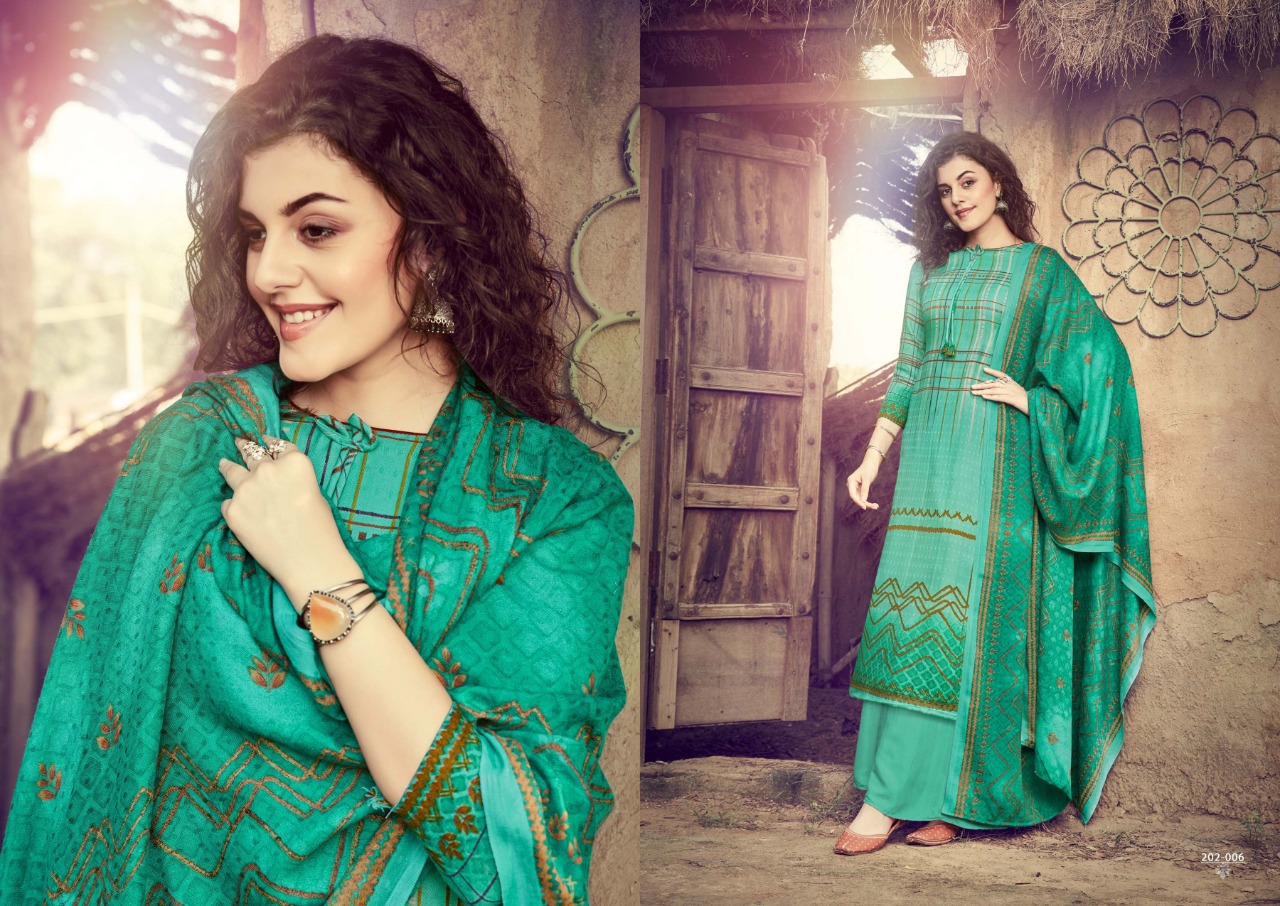 Zulfat Presents Winter Breeze Designer Dress Material