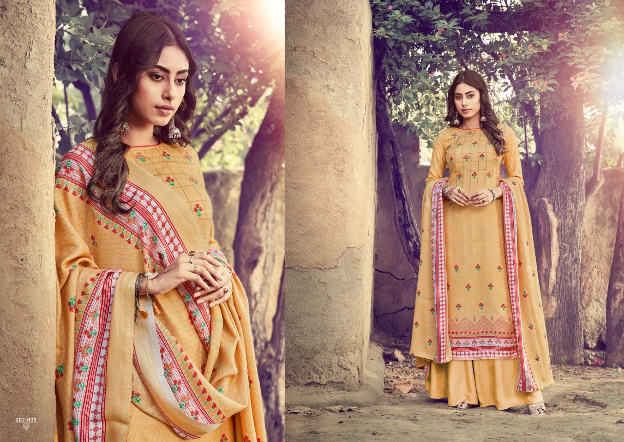 Zulfat Presents Winter Breeze Designer Dress Material