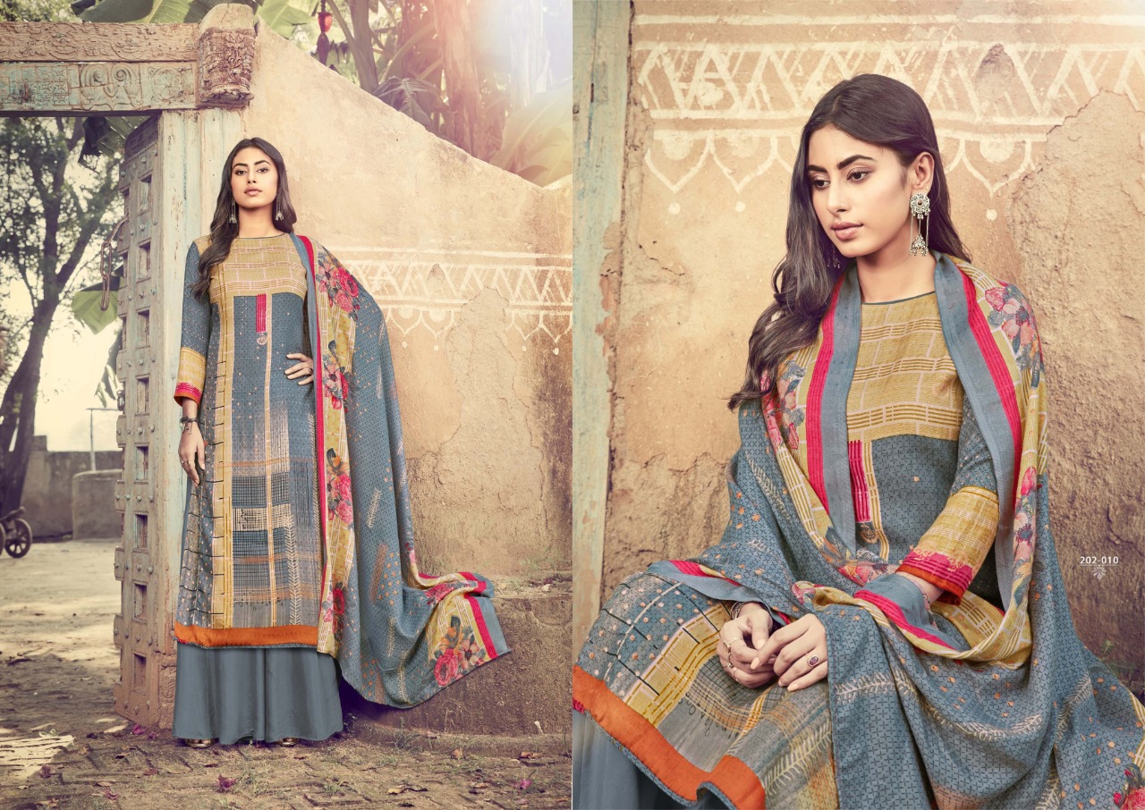 Zulfat Presents Winter Breeze Designer Dress Material