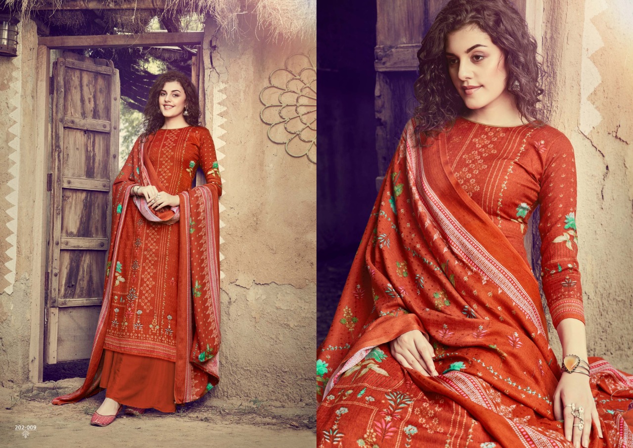 Zulfat Presents Winter Breeze Designer Dress Material