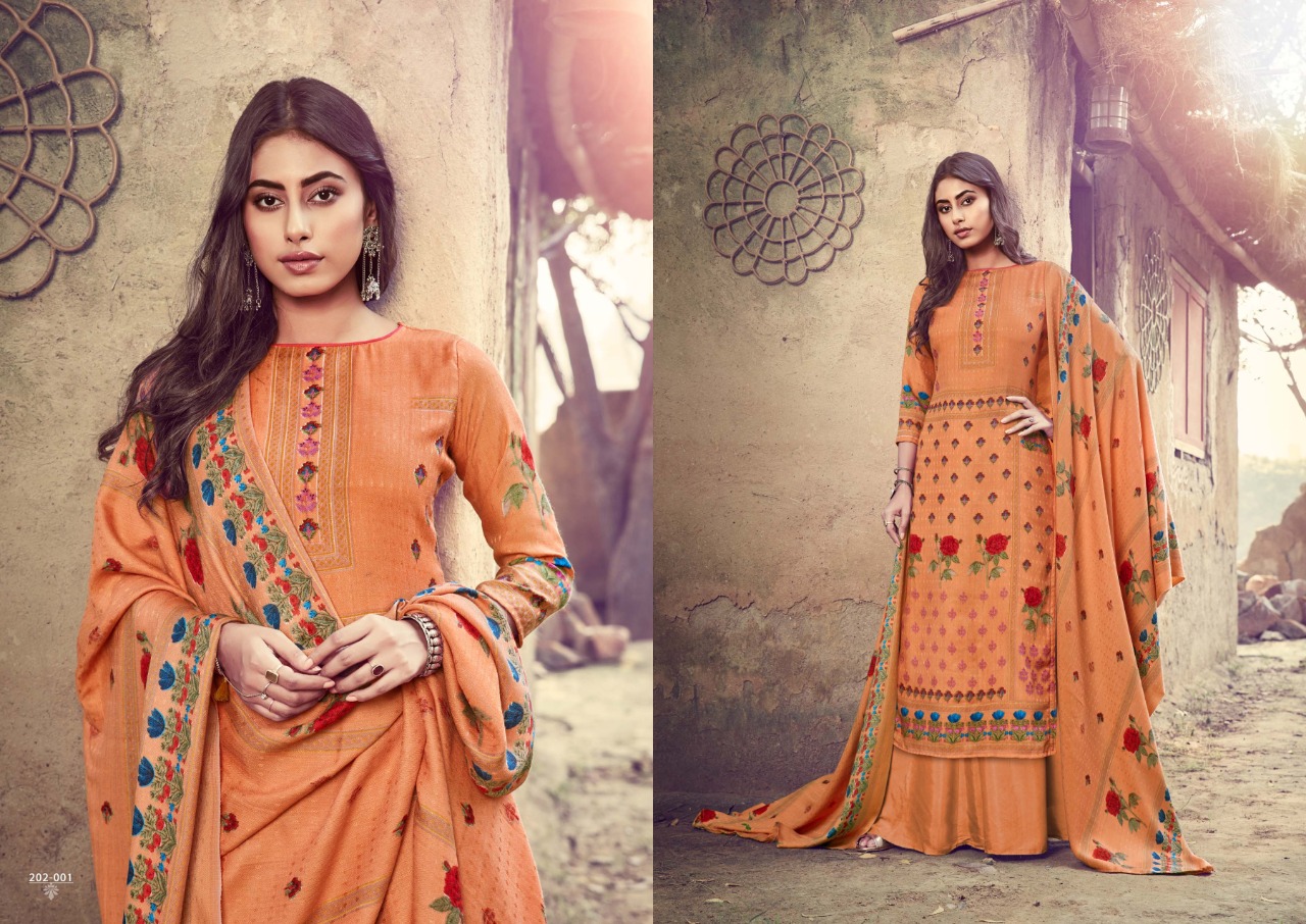 Zulfat Presents Winter Breeze Designer Dress Material