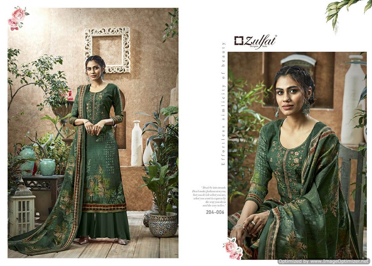 Zulfat Presents  Heenaz Designer Dress Material