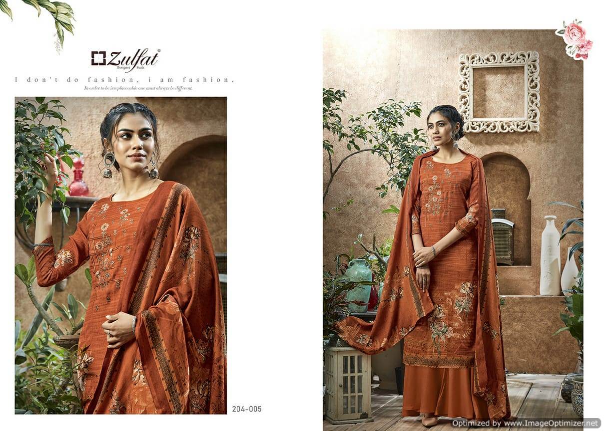 Zulfat Presents  Heenaz Designer Dress Material