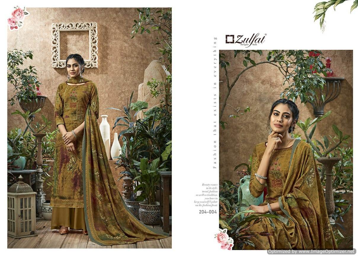Zulfat Presents  Heenaz Designer Dress Material