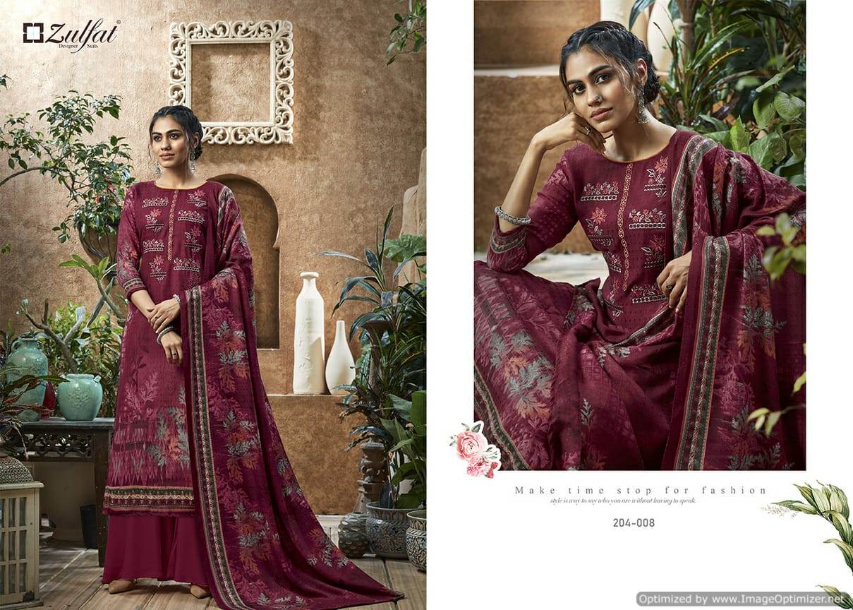 Zulfat Presents  Heenaz Designer Dress Material