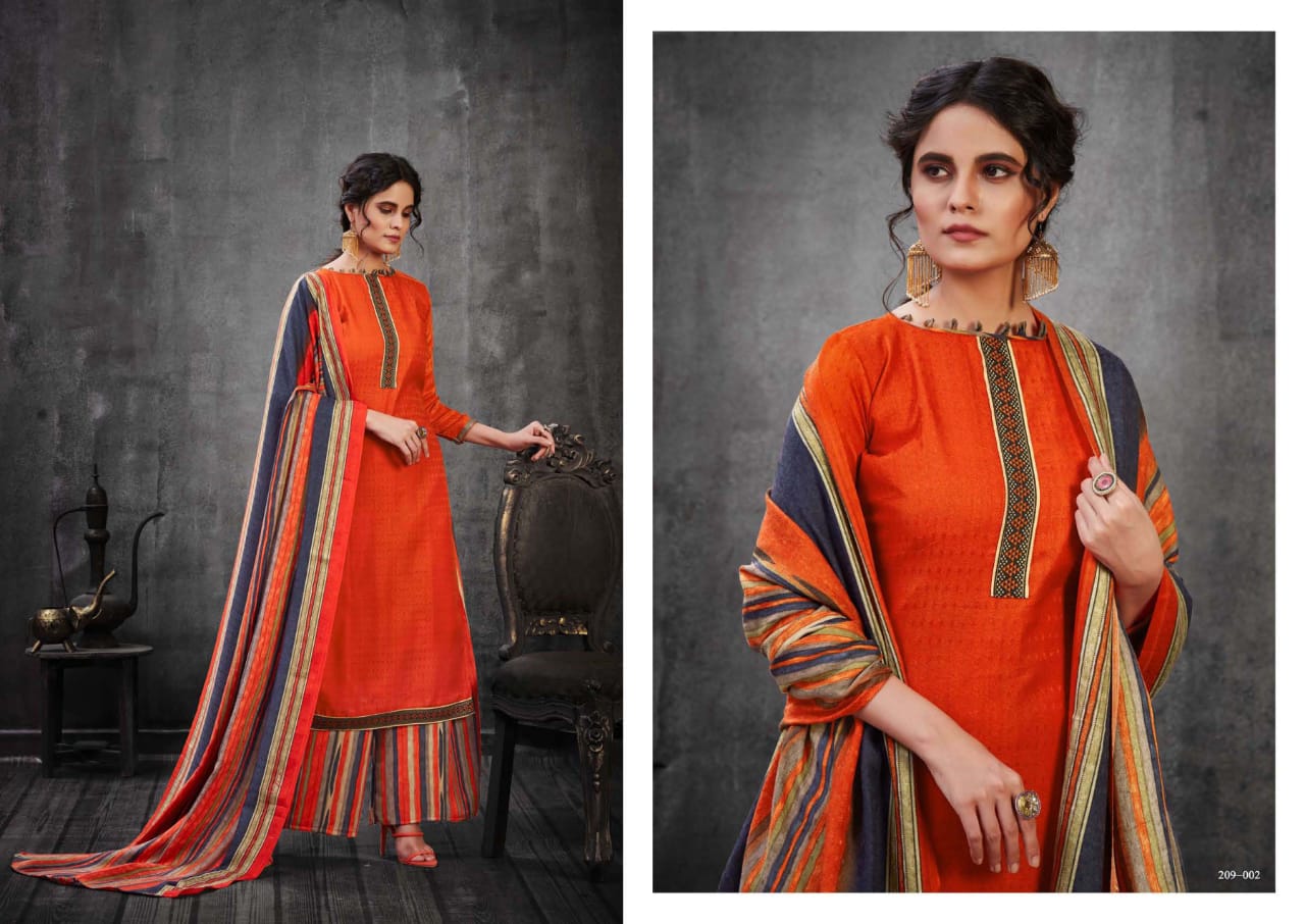 Zulfat Presents  Patiala Dreams Designer Dress Material