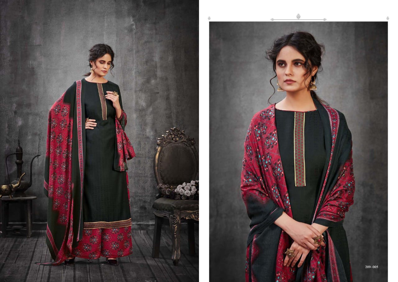 Zulfat Presents  Patiala Dreams Designer Dress Material