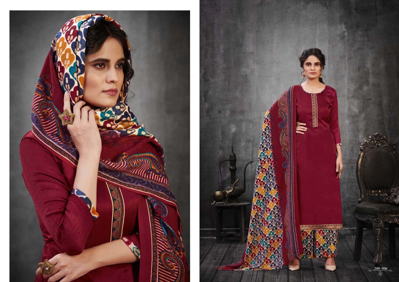 Zulfat Presents  Patiala Dreams Designer Dress Material