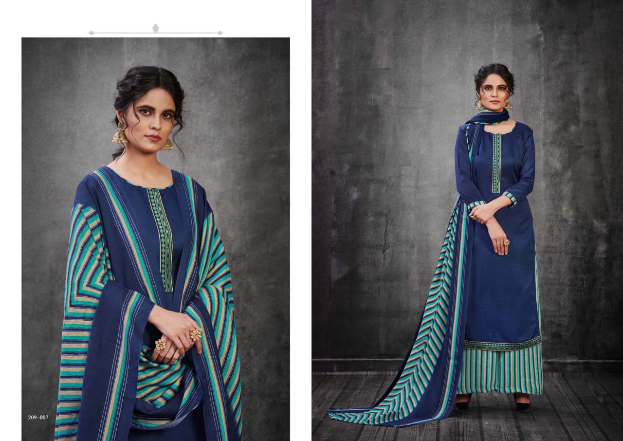 Zulfat Presents  Patiala Dreams Designer Dress Material