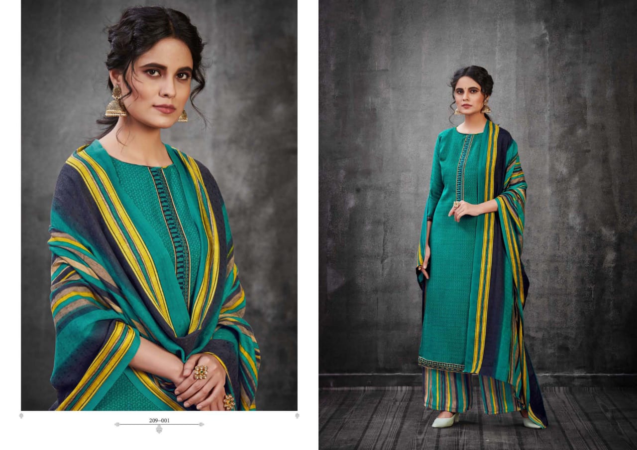 Zulfat Presents  Patiala Dreams Designer Dress Material