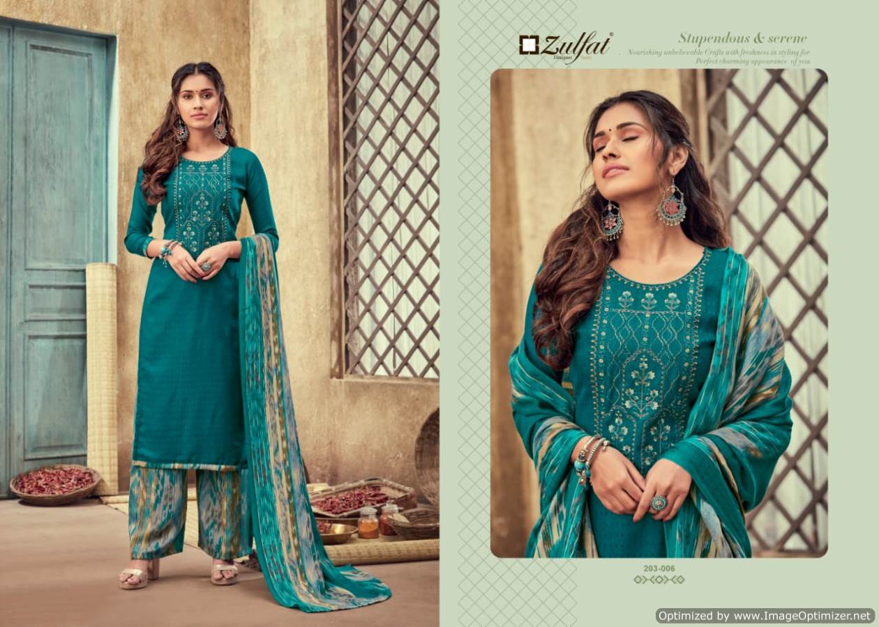 Zulfat  Presents  Sohini Patiala  Designer Dress Material