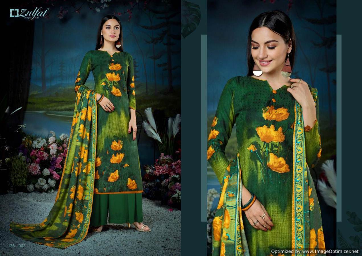 Zulfat Presents Winter Fantasy  Vol 2 Pashmina  Dress Material