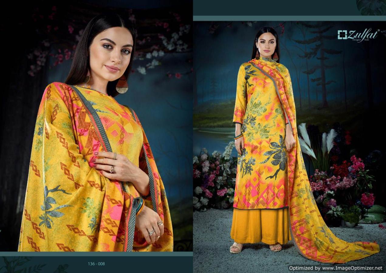 Zulfat Presents Winter Fantasy  Vol 2 Pashmina  Dress Material