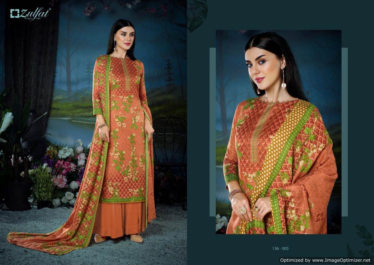 Zulfat Presents Winter Fantasy  Vol 2 Pashmina  Dress Material