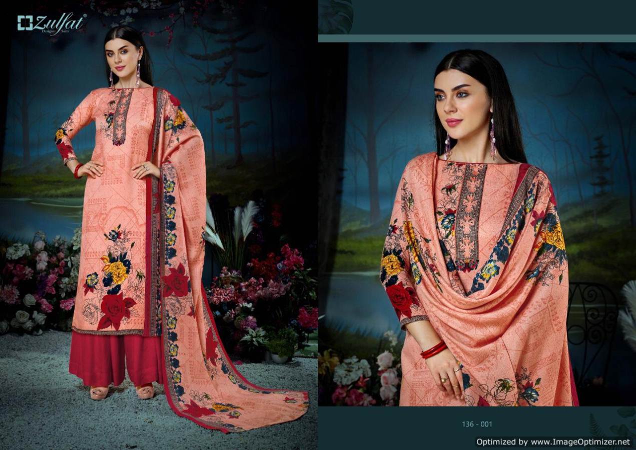 Zulfat Presents Winter Fantasy  Vol 2 Pashmina  Dress Material