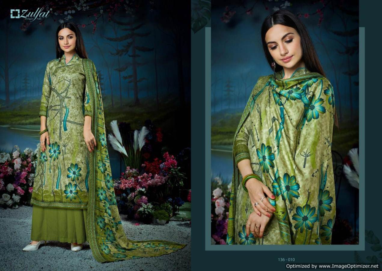 Zulfat Presents Winter Fantasy  Vol 2 Pashmina  Dress Material