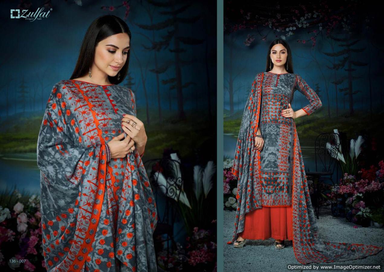 Zulfat Presents Winter Fantasy  Vol 2 Pashmina  Dress Material