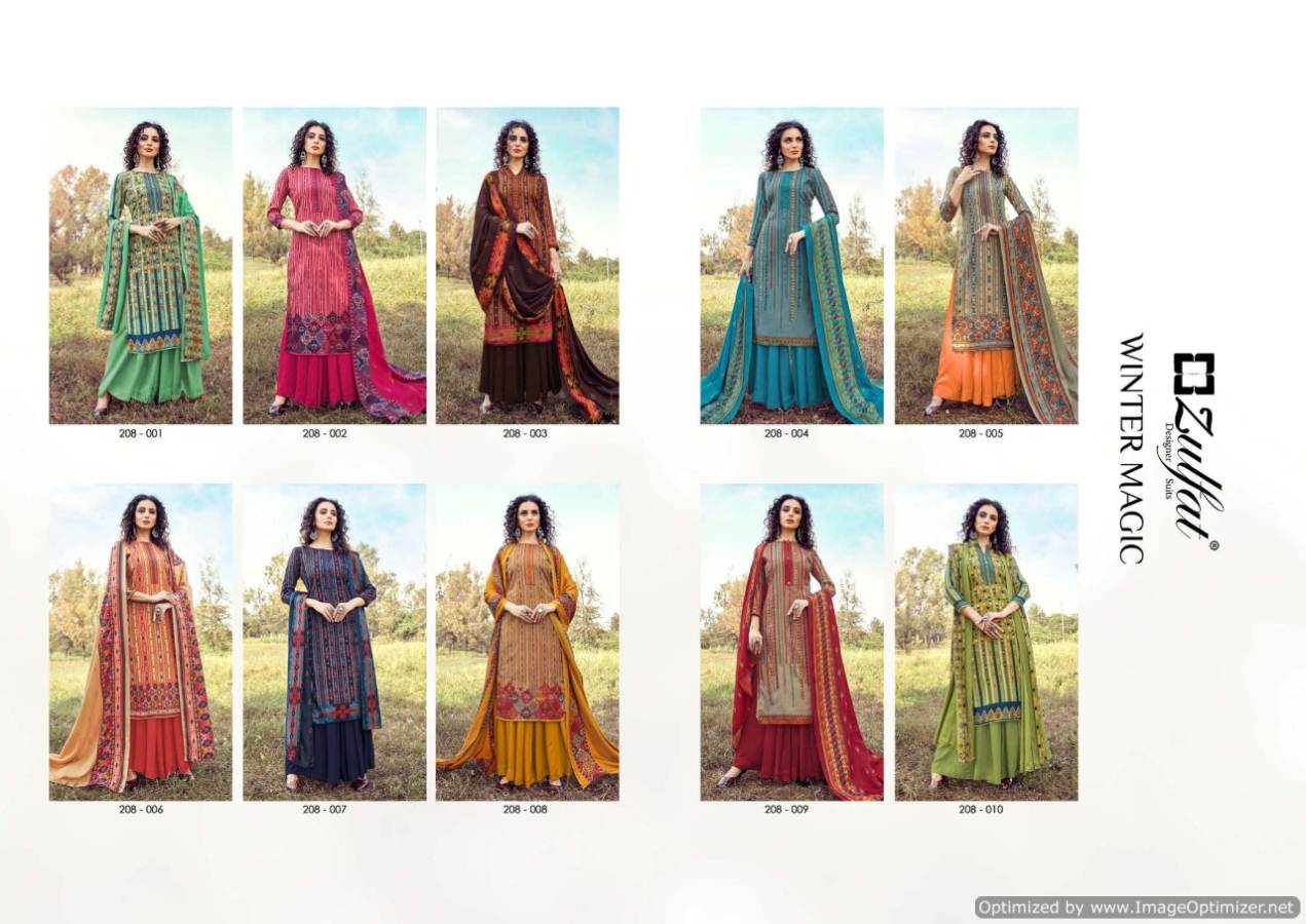 Zulfat Presents  Winter Magic Vol 2 Salwar Suits Catalogue