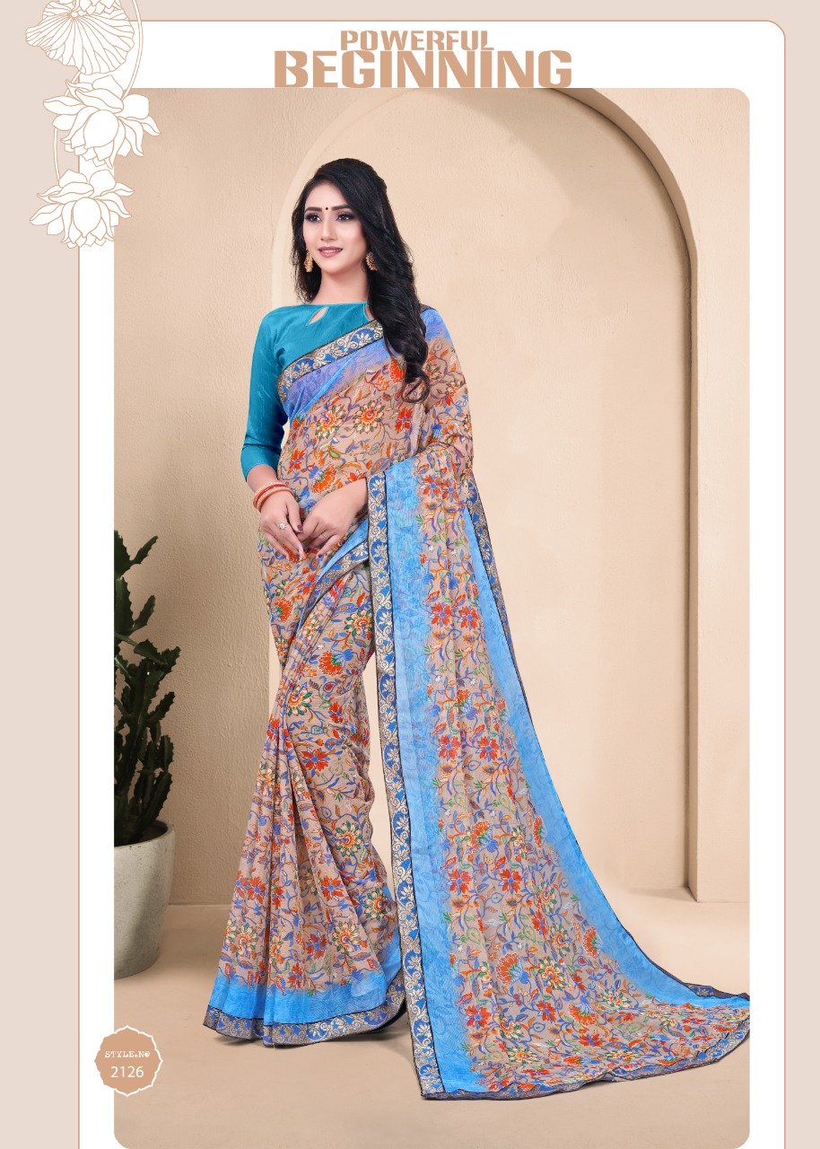Pachrangi  Casual Wear Sarees Catalogue