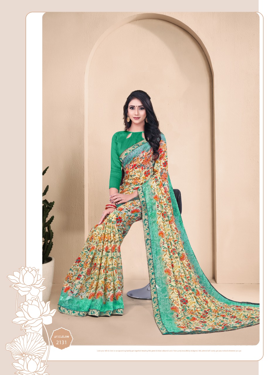 Pachrangi  Casual Wear Sarees Catalogue