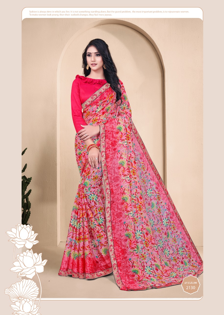 Pachrangi  Casual Wear Sarees Catalogue