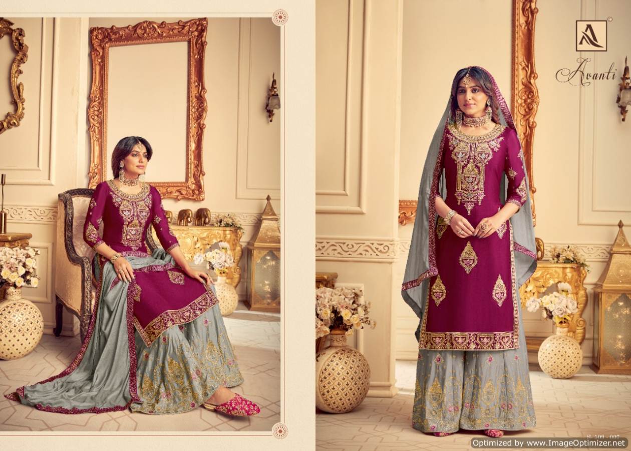 Alok  Presents Avanti  Designer Salwar Suits