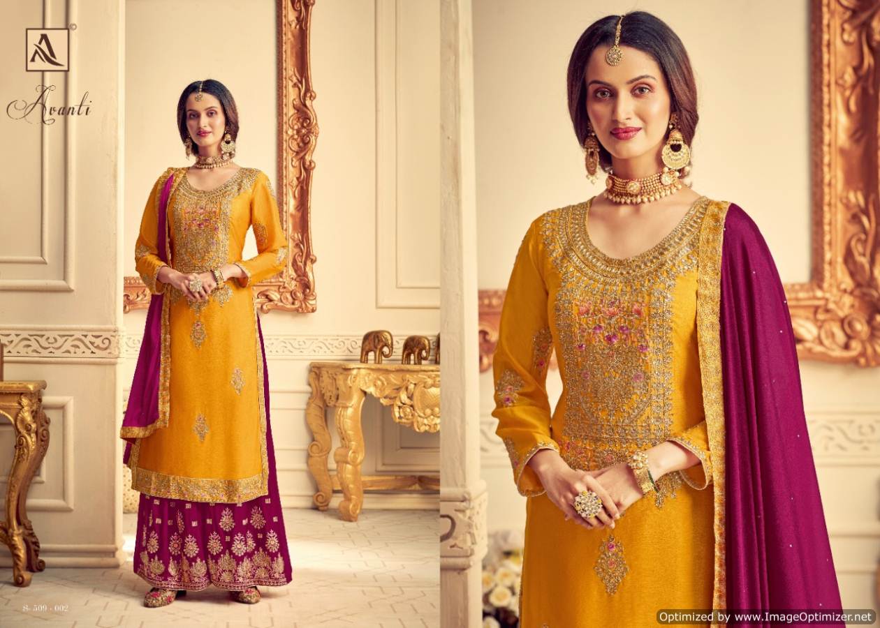 Alok  Presents Avanti  Designer Salwar Suits