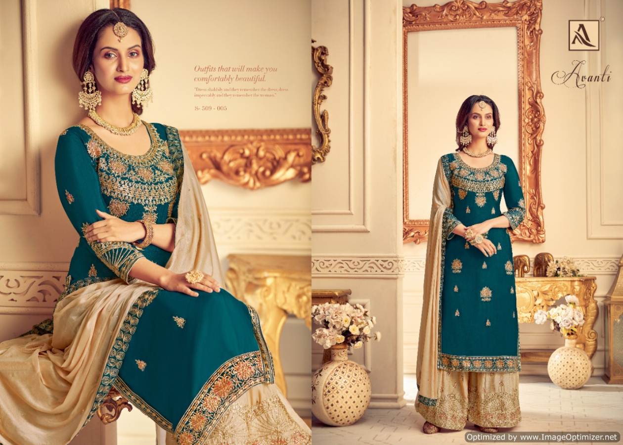 Alok  Presents Avanti  Designer Salwar Suits