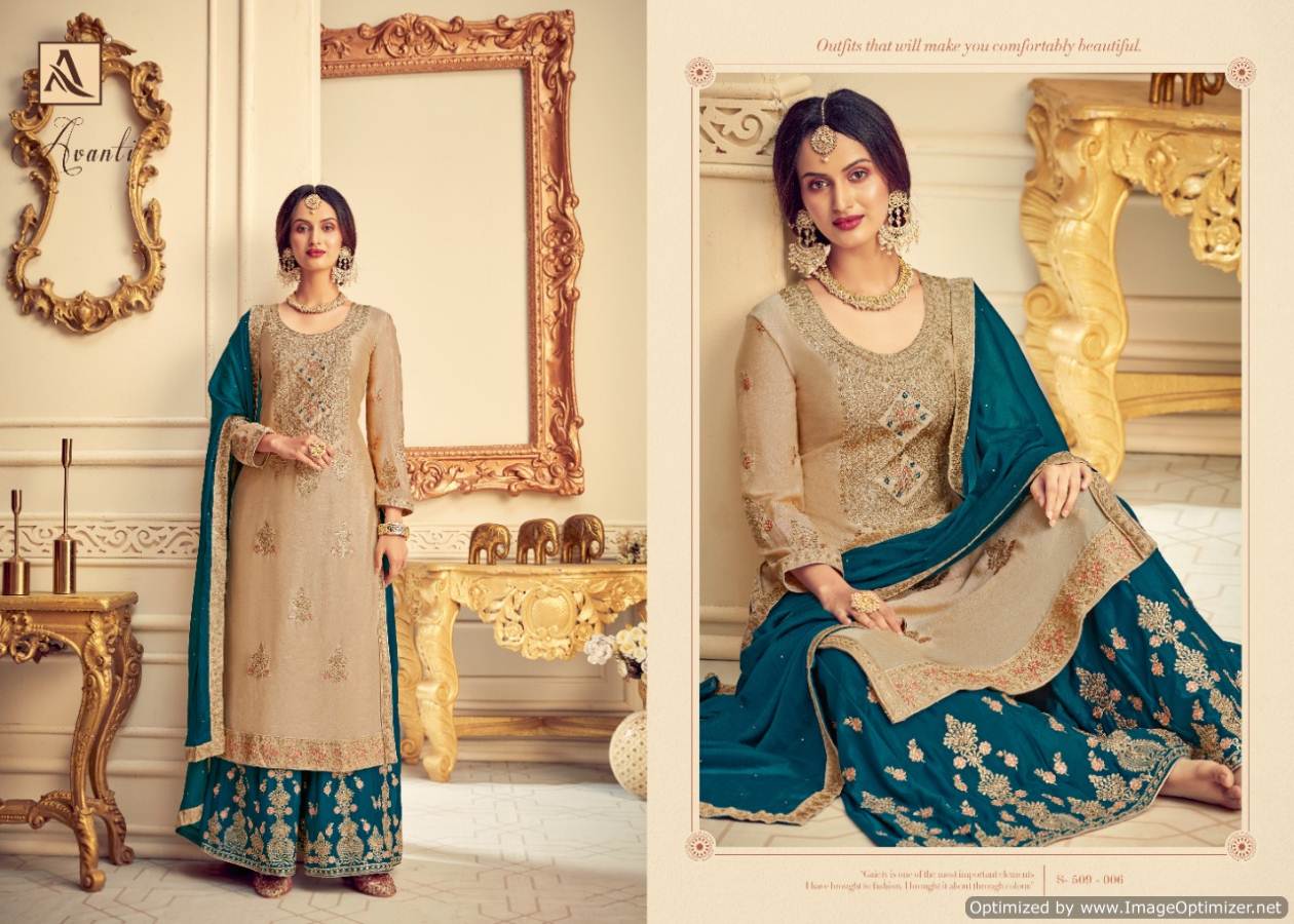 Alok  Presents Avanti  Designer Salwar Suits