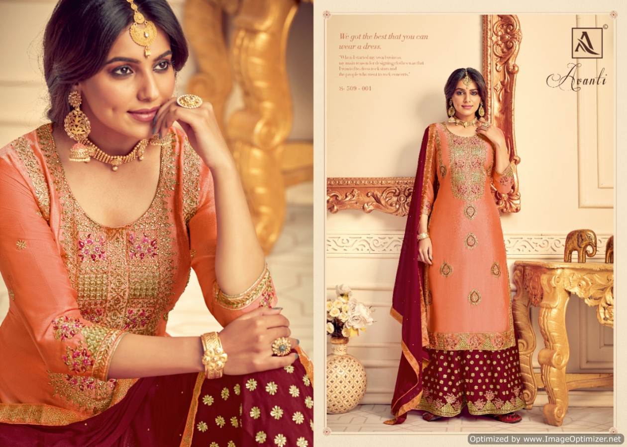 Alok  Presents Avanti  Designer Salwar Suits