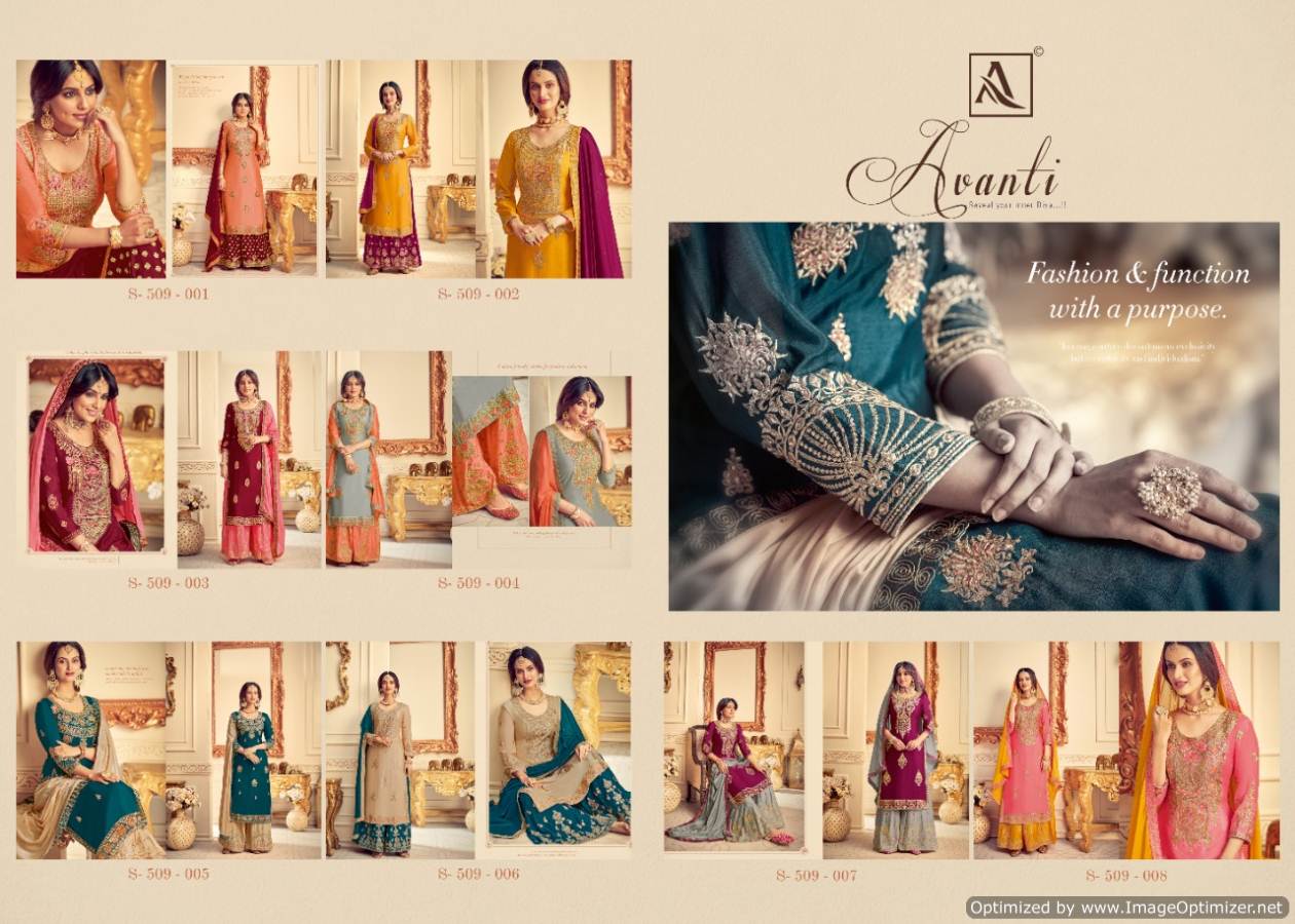 Alok  Presents Avanti  Designer Salwar Suits
