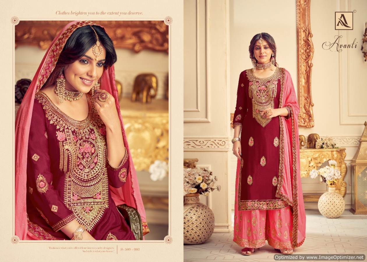 Alok  Presents Avanti  Designer Salwar Suits