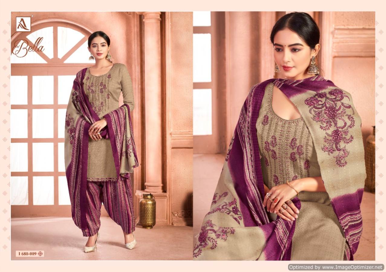 Alok Presents Bella  Designer Dress Material